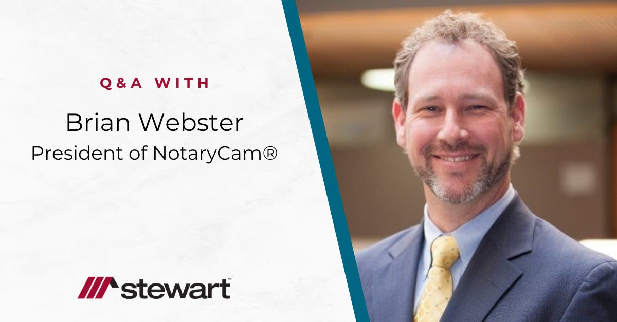 7 Questions for NotaryCam President Brian Webster