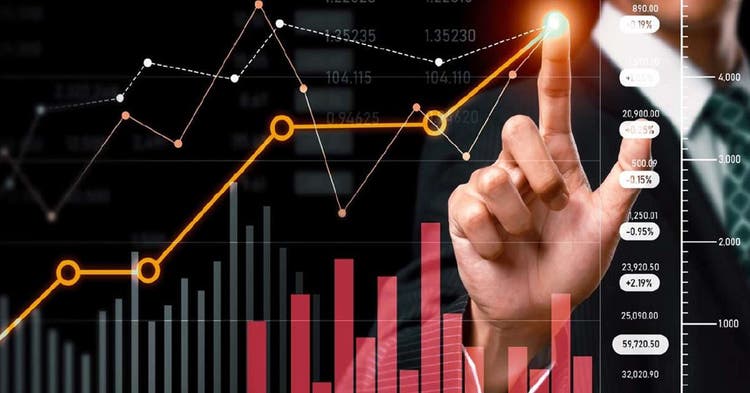 Analysis of Financial Bars and Line Graphs